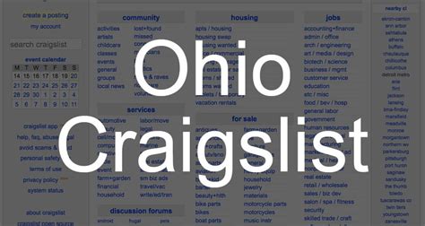 <b>craigslist</b> For Sale in Grove City, <b>OH</b>. . Craigs list columbus ohio